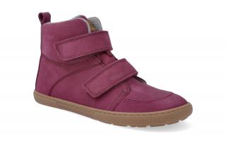 Barefoot zateplená obuv KOEL4kids - Dark hydro warm Bordo (32-38) Velikost: 33, Délka boty: 214, Šířka boty: 78