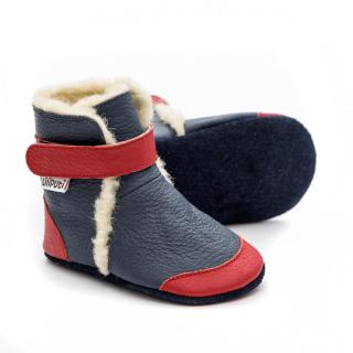 Barefoot zimní capáčky Liliputi® - Cosmos Velikost: S, Délka boty: 113, Šířka boty: 65
