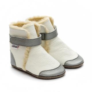 Barefoot zimní capáčky Liliputi® - Crystal Velikost: S, Délka boty: 113, Šířka boty: 65