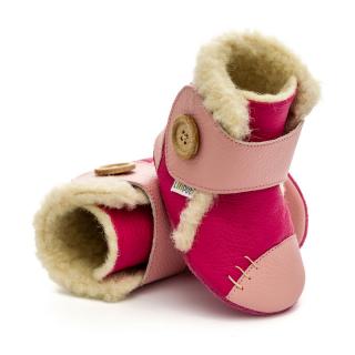 Barefoot zimní capáčky Liliputi® - Hibiscus Velikost: S, Délka boty: 113, Šířka boty: 65