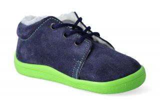 Barefoot zimní kotníková obuv s membránou Beda - Marcus tkanička Velikost: 35, Délka boty: 226, Šířka boty: 84