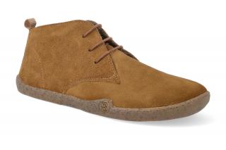 Barefoot zimní obuv bLIFESTYLE - ClassicStyle bio wax fleece brown Velikost: 38, Délka boty: 250, Šířka boty: 92