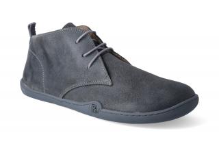 Barefoot zimní obuv bLIFESTYLE - ClassicStyle bio wax fleece grey Velikost: 37, Délka boty: 240, Šířka boty: 90