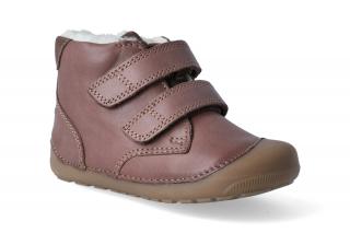 Barefoot zimní obuv Bundgaard - Petit Mid Winter Mink Brown Velikost: 19