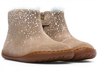 Barefoot zimní obuv Camper - TWS Afelpado Hypnos Grey Velikost: 25, Délka boty: 158, Šířka boty: 64