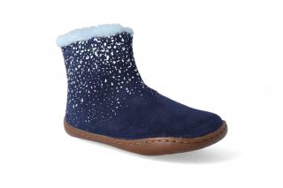 Barefoot zimní obuv Camper - TWS Afelpado Hypnos Snow Blue Velikost: 26, Délka boty: 164, Šířka boty: 65