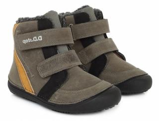 Barefoot zimní obuv D.D.step W063-228 Dark grey Velikost: 25, Délka boty: 160, Šířka boty: 66