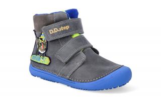 Barefoot zimní obuv D.D.step W063-284A Dark Grey Velikost: 25, Délka boty: 160, Šířka boty: 66