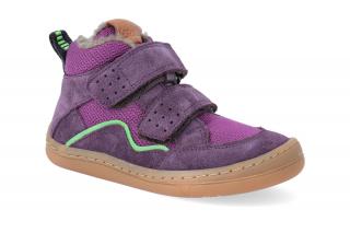 Barefoot zimní obuv Froddo - BF Winter Wool Purple Velikost: 35
