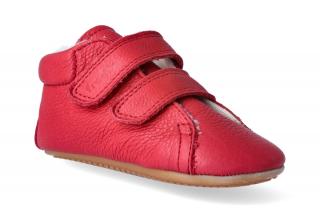 Barefoot zimní obuv Froddo - Prewalkers Sheepskin Red Velikost: 22, Délka boty: 135, Šířka boty: 57