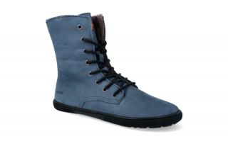 Barefoot zimní obuv Koel4kids - Faro Adult Blue Velikost: 43, Délka boty: 278, Šířka boty: 99