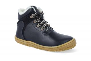 Barefoot zimní obuv Lurchi - Nesti nappa navy Velikost: 26, Délka boty: 170, Šířka boty: 63
