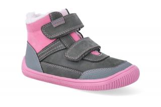 Barefoot zimní obuv Protetika - Tyrel grey Velikost: 28, Délka boty: 186, Šířka boty: 69
