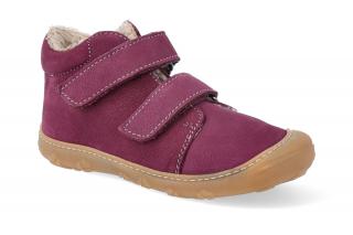 Barefoot zimní obuv Ricosta - Pepino Crusty fuchsia M Velikost: 24, Délka boty: 159, Šířka boty: 64