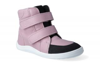 Barefoot zimní obuv s membránou Baby Bare - Febo Winter Candy Asfaltico Velikost: 27, Délka boty: 176, Šířka boty: 70