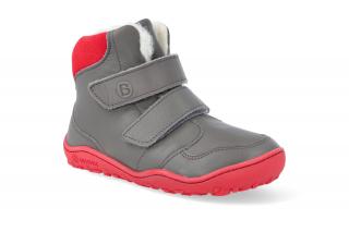 Barefoot zimní obuv s membránou bLIFESTYLE - Gibbon BIO TEX wool schiefgrau Velikost: 23, Délka boty: 149, Šířka boty: 62