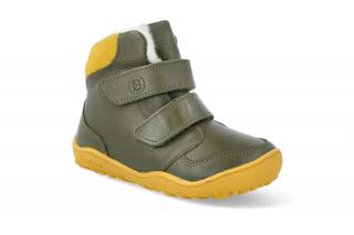 Barefoot zimní obuv s membránou bLIFESTYLE - Gibbon BIO TEX wool waldmeister Velikost: 26, Délka boty: 170, Šířka boty: 66