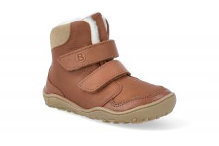 Barefoot zimní obuv s membránou bLIFESTYLE - Gibbon BIO TEX wool walnuss Velikost: 34, Délka boty: 230, Šířka boty: 76