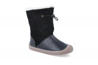 Barefoot zimní obuv s membránou Bundgaard - Walker Pull Tex II Black Velikost: 26, Délka boty: 161, Šířka boty: 64