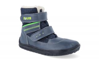 Barefoot zimní obuv s membránou Fare Bare - B5441101 + B5541101 Velikost: 23, Délka boty: 152, Šířka boty: 66