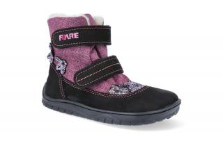 Barefoot zimní obuv s membránou Fare Bare - B5441211 + B5541211 Velikost: 24, Délka boty: 158, Šířka boty: 67