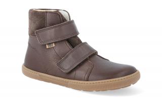 Barefoot zimní obuv s membránou KOEL4kids - Emil nappa Tex Brown (32-35) Velikost: 32, Délka boty: 209, Šířka boty: 74