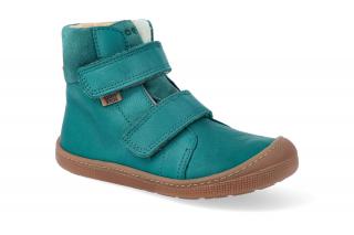 Barefoot zimní obuv s membránou KOEL4kids - Emil nappa Tex Turquoise (24-31) Velikost: 29, Délka boty: 184, Šířka boty: 71