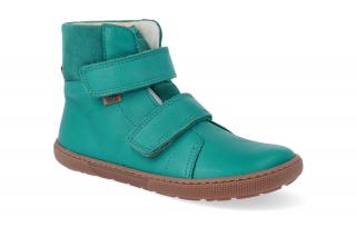Barefoot zimní obuv s membránou KOEL4kids - Emil nappa Tex Turquoise (32-35) Velikost: 33, Délka boty: 212, Šířka boty: 74