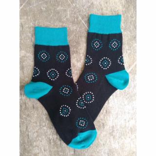 Barevné ponožky Trepon - Johana Barva: Černá, Velikost: 26-27cm