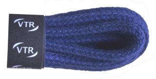 Bavlněné kulaté tkaničky tenké Barva: Modrá, Délka: 60