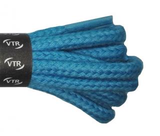 Bavlněné kulaté tkaničky tenké Barva: Pastelová modrá, Délka: 60