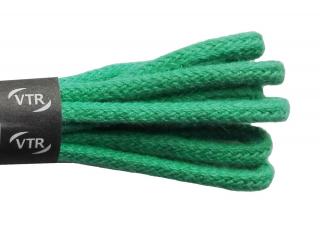 Bavlněné kulaté tkaničky tenké Barva: Světle zelená, Délka: 60