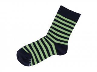 Dětské bambusové ponožky Trepon - Babar Barva: Zelenočerná, Velikost: 16-18cm