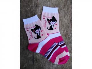 Dětské bavlněné ponožky Trepon - Minda Barva: Růžová, Velikost: 22-24cm