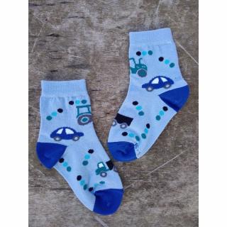 Dětské bavlněné ponožky Trepon - Tobik Barva: Světle modrá, Velikost: 9-12cm