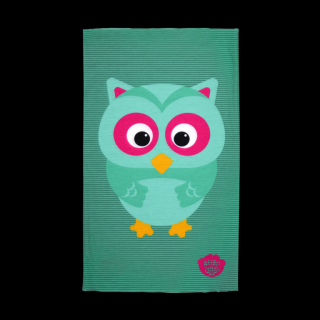 Dětský nákrčník Affenzahn - Olivia Owl turquoise