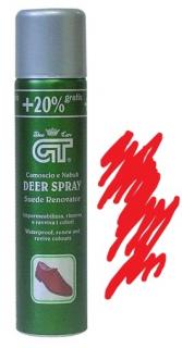 GT Deer Spray - renovátor na velur a nubuk 250 ml Barva: Červená