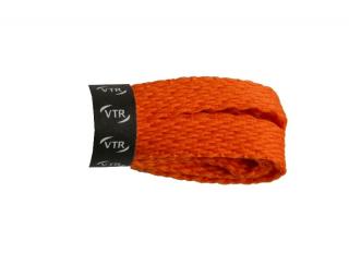 Polyesterové ploché tkaničky Barva: Oranžová, Délka: 100