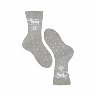 Termo ponožky Trepon - Sobík Barva: Šedá, Velikost: 22-23cm
