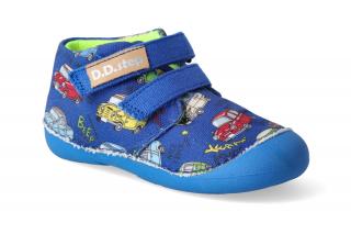 Textilní kotníková obuv D.D.step - C015-976 Bermuda Blue Velikost: 22, Délka boty: 142, Šířka boty: 66