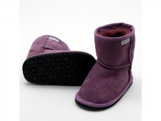 Zimní barefoot obuv Zeazoo - DINGO Purple Velikost: 24