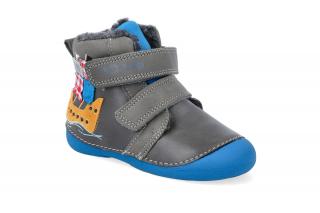 Zimní obuv D.D.step - W015-568A Grey Velikost: 23, Délka boty: 150, Šířka boty: 63
