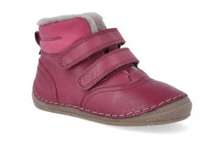 Zimní obuv Froddo - Flexible Sheepskin Bordeaux+ Velikost: 28, Délka boty: 184, Šířka boty: 69