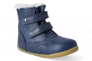 Zimní obuv s membránou Bobux - Aspen Winter Boot Navy Step-up Velikost: 21, Délka boty: 139, Šířka boty: 58