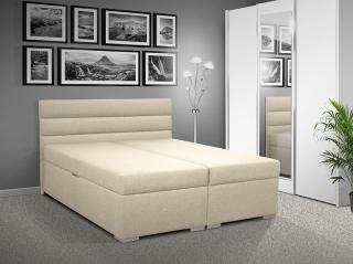 Čalouněná postel s úložným prostorem Bolero 160 barevné provedení: SAVANA KRÉM 01, čelo postele: A