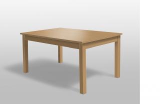 Jídelní stůl bez rozkladu 120x80 cm / 18mm barva lamina: buk