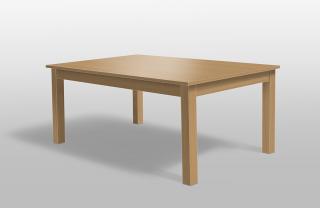 Jídelní stůl bez rozkladu 140x115 cm / 25mm barva lamina: buk