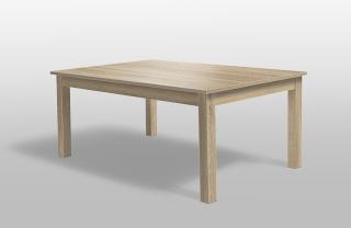 Jídelní stůl bez rozkladu 140x90 cm / 18mm barva lamina: dub sonoma