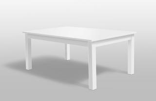 Jídelní stůl bez rozkladu 140x90 cm / 25mm barva lamina: bílá