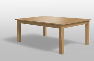 Jídelní stůl bez rozkladu 190x115 cm / 25mm barva lamina: buk
